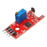 KY-024 Interruptores magnéticos lineales de 4 pines Módulo de sensor Hall de conteo de velocidad Geekcreit para Arduino - productos que funcionan con placas oficiales de Arduino