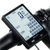 INBIKE CX-9 Ordinateur de vélo à grand écran de 2,8 pouces avec rétroéclairage vert sans fil, compteur de vitesse étanche odomètre