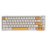 140 sleutels Honey Milk PBT Keycap Set XDA-profiel Sublimatie Engelse / Japanse Keycaps voor mechanische toetsenborden