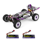 Wltoys 124019 RTR Two/Three Upgraded 2600mAh Batterie 2.4G 4WD 55km/h Metallchassis RC Auto Fahrzeuge Modelle Spielzeug