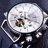 JARAGAR GMT960 Calendar Automatic Mechanical Watches Rubber Band Men Wrist Watch
