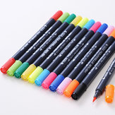 0,8 мм 12/24 Цвета Ручки Супер тонкая маркерная ручка Наборы для рисования на чернилах с чернилами для детей 