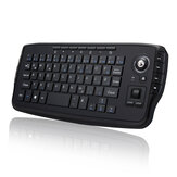 Melhor teclado sem fio Mini Air Keyboard 2-In-1 Mouse Wheel teclado alemão com trackball óptico para Mini PC Android