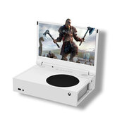 Monitor gier przenośny G-STORY 12,5 cala 4K HDR z ekranem IPS dla konsoli Xbox Series S, z dźwiękiem przestrzennym 3D, 2 portami HDMI na słuchawki, zdalnym sterowaniem i obsługą trybu gry Switch