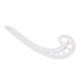 Righello da cucito metrico in plastica da 42 cm Righello da sartoria Righello da disegno su misura Strumento di misurazione del righello della curva