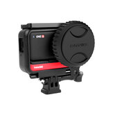 Силиконовый чехол Sunnylife для защитной крышки объективов камеры, защищающий от пыли и случайных повреждений, для камеры Insta360 One R, версия с широкоугольным объективом 1 дюйм