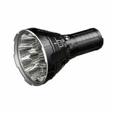 Lanterna LED IMALENT R90C com alta potência e longa duração de bateria, resistente e com 9 LEDs XHP35 HI de 20000 lumens de intensidade luminosa, ideal para busca de longa distância. Fácil de usar e com saída forte.