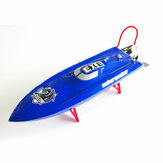 DTRC C390 Fiberglass Brushless RC Boat 30A Hobbywing Seaking ESC High Speed Ship Capsized Reset Speedboat Waterproof Electric Racing Vehicles Models Lakes Pools Remote Control Toys