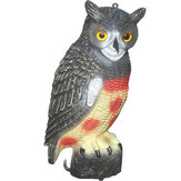 43cm Garden Protection Pest Repellent Bird Scarer Artificial Resin Owl Courtyard Landscape Ornament
