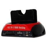 USB2.0 SATA IDE Dual Slots All-in-one HDD Laptop Docking Station EU