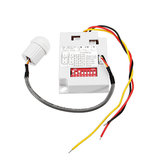 Индукционный корпус Датчик IR Модуль Motion Sensing Time Delay Выключатель света для полосы света Лампа AC220V