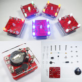 3db Geekcreit® barkács remegő piros LED kocka készlet kis rezgésű motorral