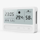 Bakeey HS-21 Elektronisches Temperatur- und Feuchtigkeits-Multifunktions-USB-Ladegerät Touch-LCD-Digital-Anzeige Innere Wetterstation