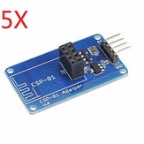 5Pcs Geekcreit ESP8266 Serial Wi-Fi Wireless ESP-01 Adapter Module 3.3V 5V Geekcreit for Arduino - products that work with official Arduino boards