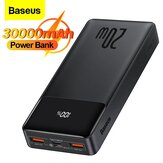 Baseus 30000mAh 111Wh 20W PD Εξωτερική Μπαταρία Τροφοδοσίας με 20W USB-C PD και 18W USB-A*2 Έξοδο QC3.0 FCP AFC Γρήγορη Φόρτιση για iPhone 13 Pro Max για Samsung Galaxy S21 5G