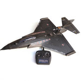 HLK-31 EPP 640mm Wingspan 2.4Ghz 6CH Auto-return 3D Stunt RC Airplane with FC Mode 2 RTF Remote Controlled War Fighter Aircraft Fixed Wing Ready to Fly