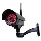 Bakeey HW003 Sahte Güvenlik Kamerası CCTV Video Gözetim Kamerası Su geçirmez Infrared IR LED Flaşlı Pil Güçlü