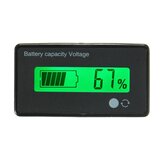 Geekcreit® 12V/24V/36V/48V 8-70V LCD Acid Lead Lithium Battery Capacity Indicator Digital Voltmeter