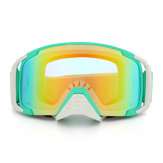 Óculos de Moto Antiembaçantes Dumb Lentes de SKI para Snowmobiles Moldura Verde
