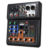 6-kanaals Pro Live Studio Audio Geluid USB Mixer Mixing Console Phantom Power
