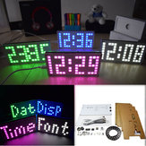 Geekcreit® DIY DS3231 Control de tecla táctil Brillo ajustable Alarma de matriz de puntos de gran tamaño Kit Reloj