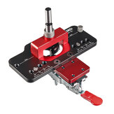 VEIKO أشابة الألومنيوم 35MM Hinge Boring Hole Drill Guide Hinge Jig with Clamp For Woodworking Cabinet Door Installation