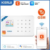 KERUI W181 Sistema de Alarme Doméstico GSM/WIFI Tuya Painel de Controle de Porta Janela Sensor de Movimento