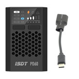 ISDT & URUAV PD60 60W 6A Pil Denge Şarj Cihazı Type C - XT60 Fiş Kablosu ile