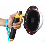 TELESIN Lens Dome Su altı Şeffaf Muhafaza Kapağı Kapağı Gopro Hero için Kılıf 5 Kamera Aksesuarlar