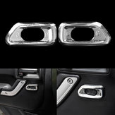 Front Door Central Control Cover Decoration for Jeep Wrangler 2011 to 2016 