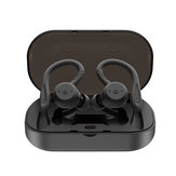 [Bluetooth 5.0] Mini fone de ouvido estéreo IPX7 impermeável redução de ruído com carregamento Caso