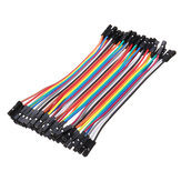 2.54mm 11cm Row of 40 Pcs Dupont Cable Jumper Wire 1P-1P Pin Connector Female to Female