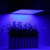 15W 225LED Luz de Crescimento Azul Lâmpada Painel Ultrafino Hidropônico Planta Interna Vegetal Flor AC85-265V