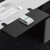 Rallonge de bureau moderne en fibre de carbone sans perçage pour ordinateur portable et clavier, allongement et élargissement de la table avec repose-mains