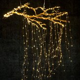 Solarbetriebene 8 Modi Kupferdraht 200 LED Weihnachtsbaum Fairy String Hochzeit Home Party Decor Light