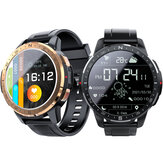 LOKMAT APPLLP 7 relógio de telefone com tela sensível ao toque completa de 1,6 polegadas e 400 * 400 pixels, 4G + 128G, câmera, GPS + GO, WIFI, monitor de saúde duplo, multi-discagens, 1000 mAh, Android 9.1 2G / 4G smartwatch
