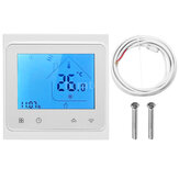 Controlador de temperatura do piso elétrico de aquecimento programável termostato LCD 16A