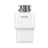 BlitzWolf®BW-WD3 760W Kitchen Waste Disposal Unit 1330ML with Liquid Centrifugal Grinding, Turbo Strong Drainage, Bacteriostatic Nano Material, Quadruple Sound