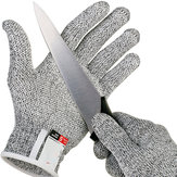 Защита от порезов Перчатки Безопасность порезостойкая Ударопрочная нержавеющая сталь Провод Металлическая сетка для кухни Мясник Резана