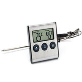 Цифровой электрический термометр для продуктов питания BBQ Barbecue Honana с таймером для кухни, приготовления выпечки и готовки.