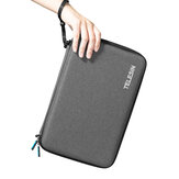 TELESIN Carrying Storage Bag Nylon EVA Hard Shell Portable Case for GoPro Hero 10 9 8 7 6 5 Osmo Action SJCAM EKEN Camera Accessories