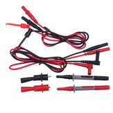Electronic Test Lead Kit with Insulation Alligator Clip 42 inch PVC Lead Extension Heavy Duty Probe