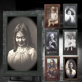Cadre photo fantôme en 3D, cadres d'images d'horreur changeant de visage. Décoration pour la fête d'Halloween, accessoires de décoration