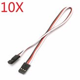 10X 2AWG 60 Core 30cm Male to Male Futaba Plug Servo Extension Wire Cable Parallel Cable