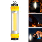 Lampe de poche LED rechargeable XANES® X6 XPG+COB avec double crochet magnétique pour suspendre, lampe de travail avec lumière de chargement