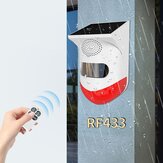 ANGUS CT80R Draadloze RF433 Zonne-infraroodsensoren Anti-diefstalalarm PIR Inbraakbeveiligingssensoralarmsysteem met Controller