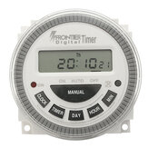 AC 220V - 240V LCD digital timer programável interruptor de tempo eletrônico