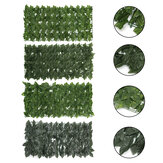 0.5M Pantallas Decorativas de Privacidad de Hojas Artificiales Falsas de Hiedra Exterior para Cubrir Paredes de Jardín