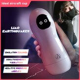 SHUANGMI Ideal Aircraft Male Masturbation Cup Manual Sex Toys Masturbation Device Heating Aircraft Cup Men With Bullet-shaped