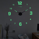 27/37/47 polegadas DIY Wall Relógio Silent Quartz Luminous Wall Night Relógios